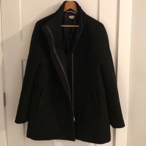 J. Crew Black City Coat
